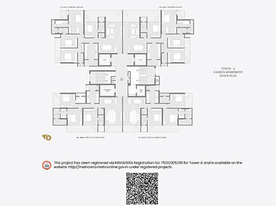 3 BHK Floor Plan of 24K Manor In Pimple Nilakh